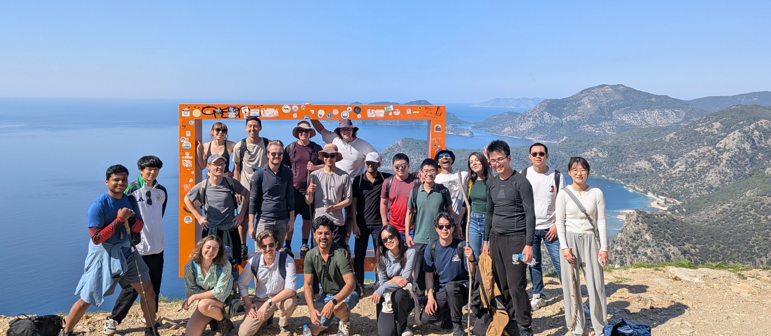 Members of the Rao Group on the Lycian Way in Türkiye during the 2026 group retreat